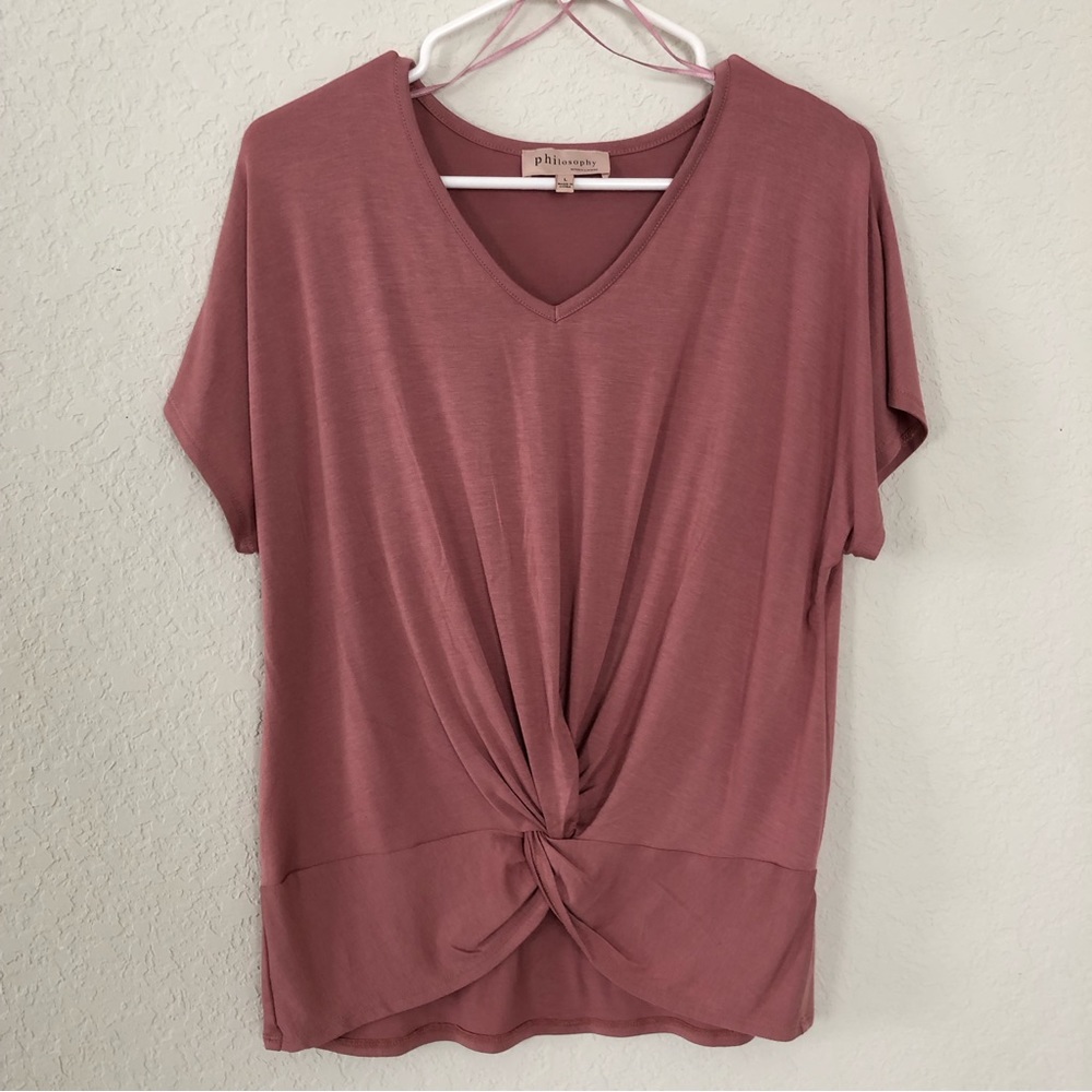 Philosophy Knotted Tee